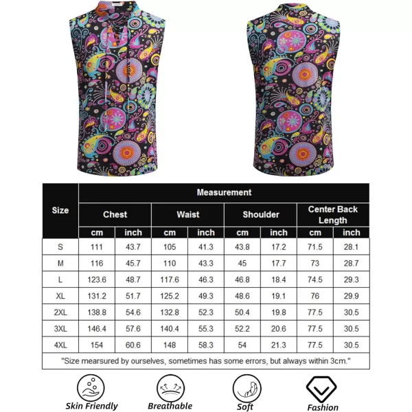 COOFANDY Mens Cotton Linen Tank Tops Beach Casual Sleeveless Henley Tank Shirts Black
