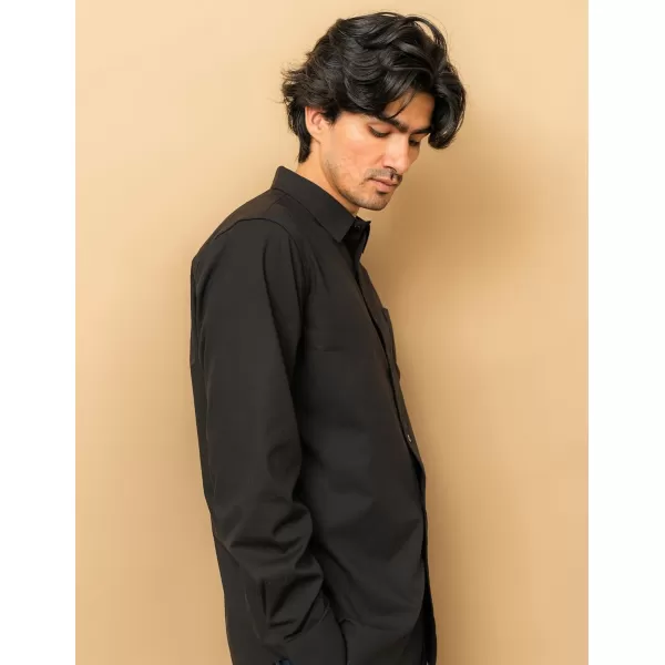 COOFANDY Mens Dress Shirts Wrinkle Free Long Sleeve Button Down Shirts Formal Business Shirt