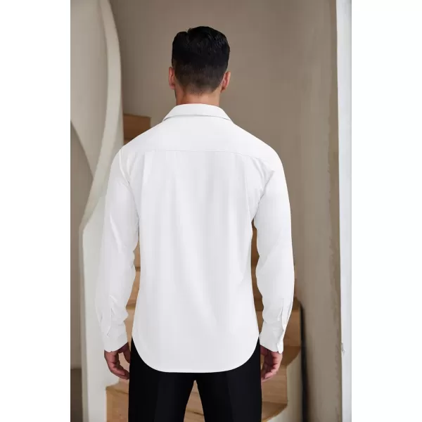 COOFANDY Mens Dress Shirts Wrinkle Free Long Sleeve Button Down Shirts Formal Business Shirt