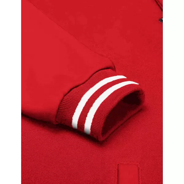 COOFANDY Men's Fashion Varsity Jacket Causal Slim Fit Cotton Letterman Baseball Bomber Jackets