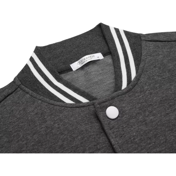 COOFANDY Men's Fashion Varsity Jacket Causal Slim Fit Cotton Letterman Baseball Bomber Jackets