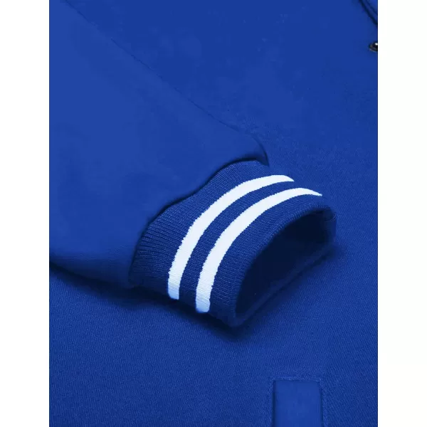 COOFANDY Men's Fashion Varsity Jacket Causal Slim Fit Cotton Letterman Baseball Bomber Jackets