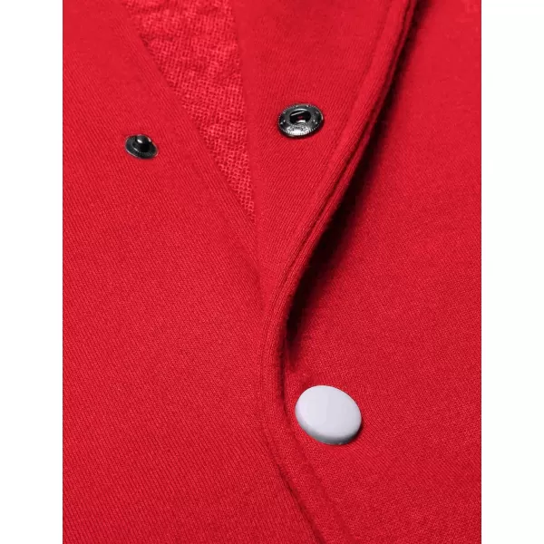 COOFANDY Men's Fashion Varsity Jacket Causal Slim Fit Cotton Letterman Baseball Bomber Jackets
