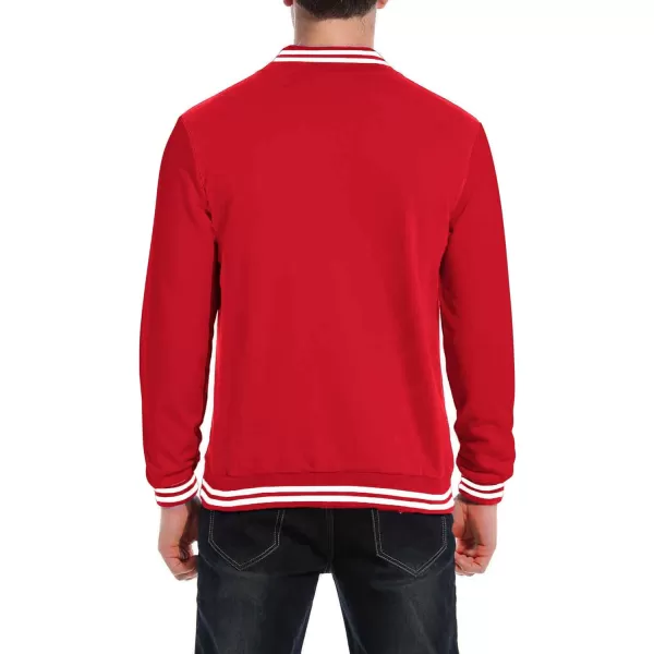 COOFANDY Men's Fashion Varsity Jacket Causal Slim Fit Cotton Letterman Baseball Bomber Jackets