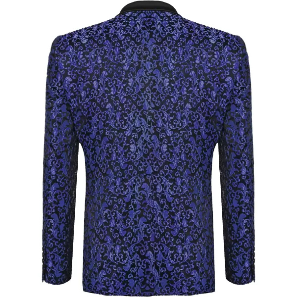 COOFANDY Mens Floral Blazer Suit Jacket Dinner Party Prom Wedding Stylish Tuxedo