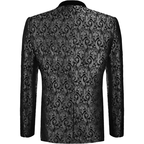 COOFANDY Mens Floral Blazer Suit Jacket Dinner Party Prom Wedding Stylish Tuxedo