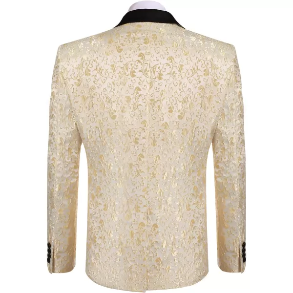 COOFANDY Mens Floral Blazer Suit Jacket Dinner Party Prom Wedding Stylish Tuxedo