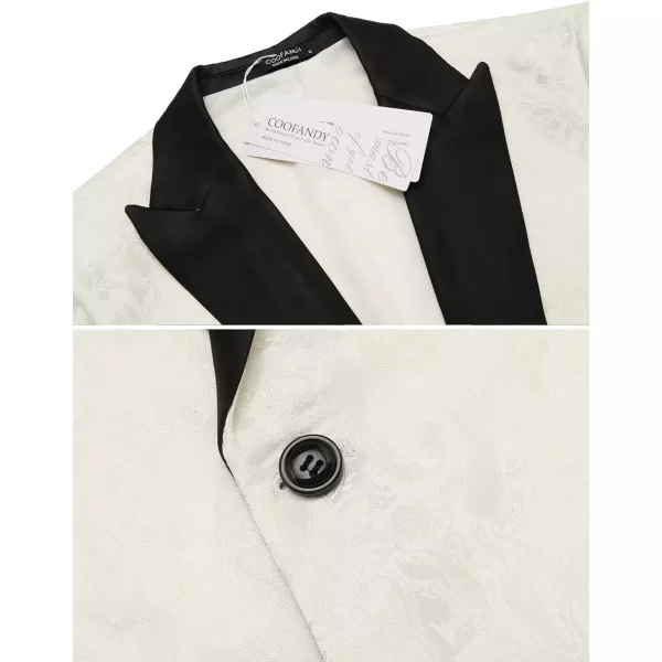 COOFANDY Mens Floral Blazer Suit Jacket Dinner Party Prom Wedding Stylish Tuxedo