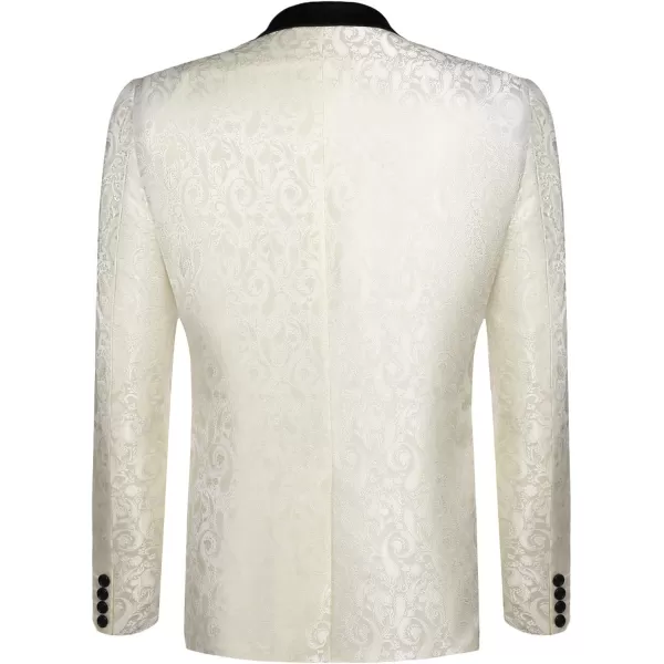 COOFANDY Mens Floral Blazer Suit Jacket Dinner Party Prom Wedding Stylish Tuxedo