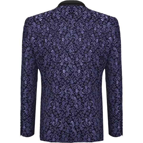 COOFANDY Mens Floral Blazer Suit Jacket Dinner Party Prom Wedding Stylish Tuxedo