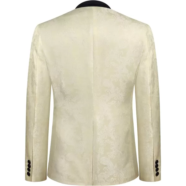 COOFANDY Men's Floral Paisley Formal Tuxedo Suit Jacket Dress Dinner Party Prom Weeding Blazer