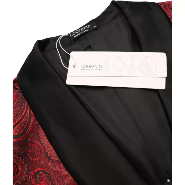 COOFANDY Mens Floral Tuxedo Jacket Paisley Shawl Lapel Suit Blazer Jacket for Dinner,Prom,Wedding