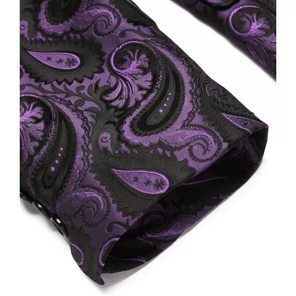 COOFANDY Mens Floral Tuxedo Jacket Paisley Shawl Lapel Suit Blazer Jacket for Dinner,Prom,Wedding