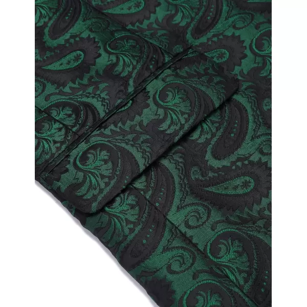 COOFANDY Mens Floral Tuxedo Jacket Paisley Shawl Lapel Suit Blazer Jacket for Dinner,Prom,Wedding