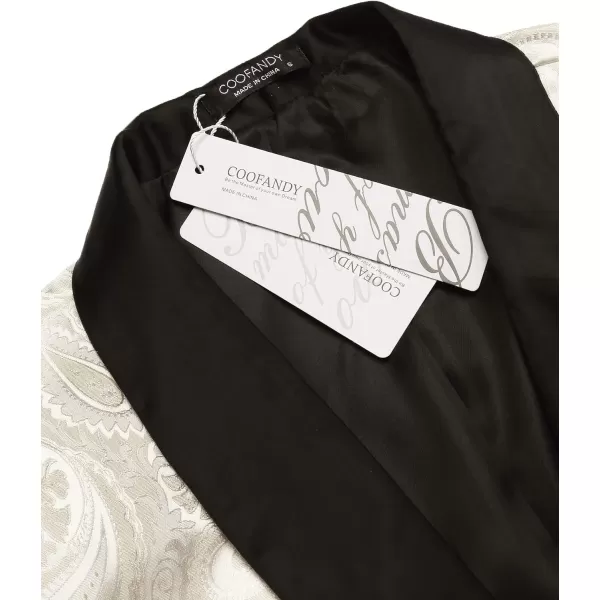 COOFANDY Mens Floral Tuxedo Jacket Paisley Shawl Lapel Suit Blazer Jacket for Dinner,Prom,Wedding