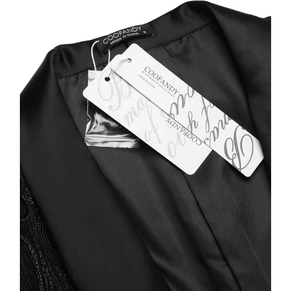 COOFANDY Men's Floral Tuxedo Jacket Slim Fit Luxury Embroidered Dress Suit Jacket for Party Dinner Wedding
