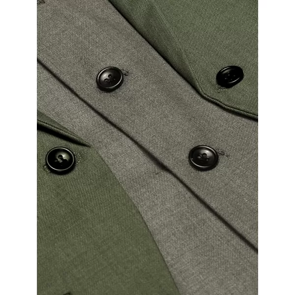 COOFANDY Men's Formal Fashion Vest Layered Waistcoat Business Dress Suit Vests for Wedding
