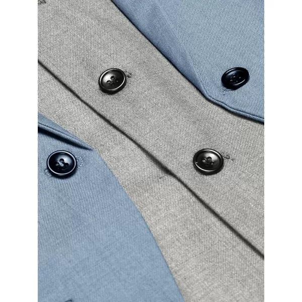 COOFANDY Men's Formal Fashion Vest Layered Waistcoat Business Dress Suit Vests for Wedding