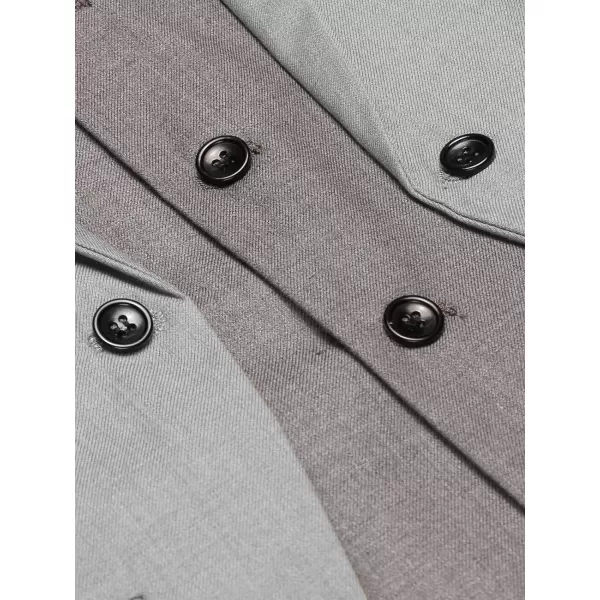 COOFANDY Men's Formal Fashion Vest Layered Waistcoat Business Dress Suit Vests for Wedding