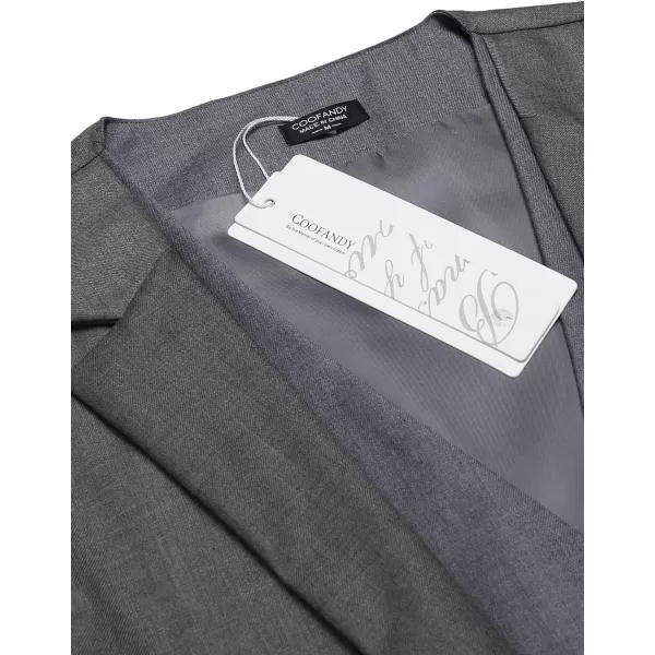 COOFANDY Men's Formal Fashion Vest Layered Waistcoat Business Dress Suit Vests for Wedding