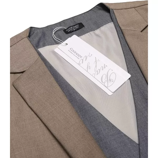 COOFANDY Men's Formal Fashion Vest Layered Waistcoat Business Dress Suit Vests for Wedding