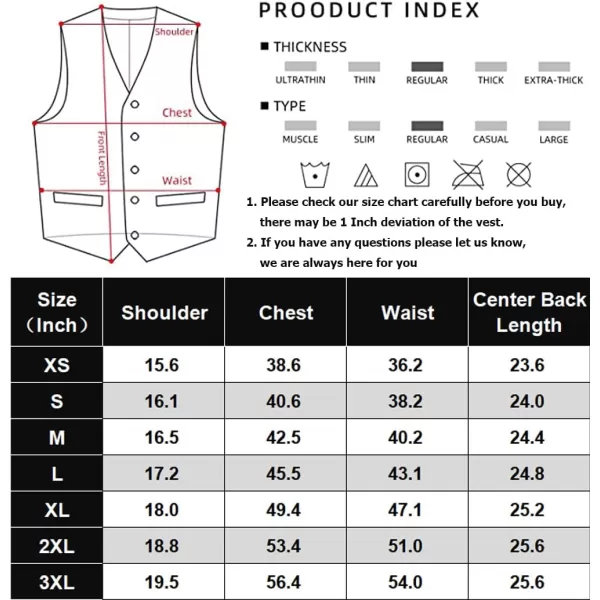 COOFANDY Men's Formal Suit Vest Slim Fit Casual Business Dress Waistcoat Vest