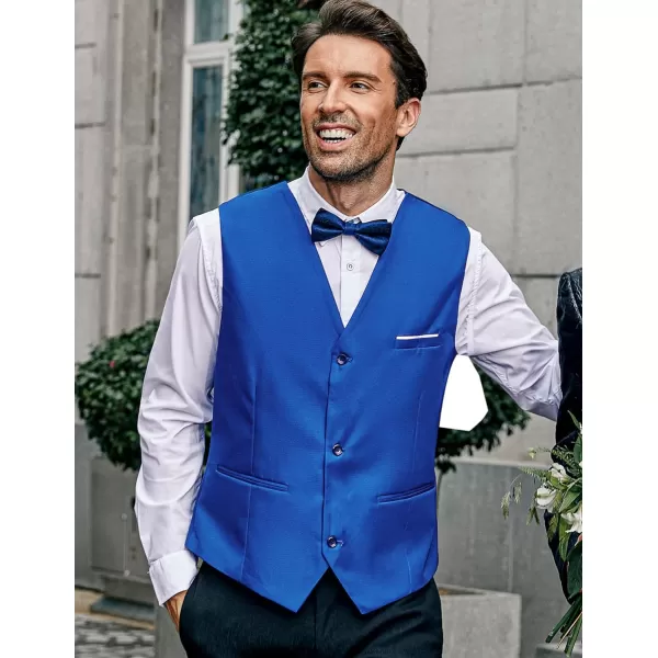 COOFANDY Men's Formal Suit Vest Slim Fit Casual Business Dress Waistcoat Vest