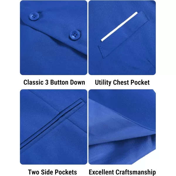 COOFANDY Men's Formal Suit Vest Slim Fit Casual Business Dress Waistcoat Vest