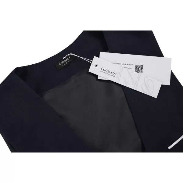 COOFANDY Men's Formal Suit Vest Slim Fit Casual Business Dress Waistcoat Vest