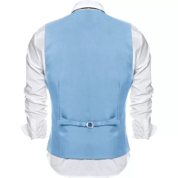 COOFANDY Men's Formal Suit Vest Slim Fit Casual Business Dress Waistcoat Vest