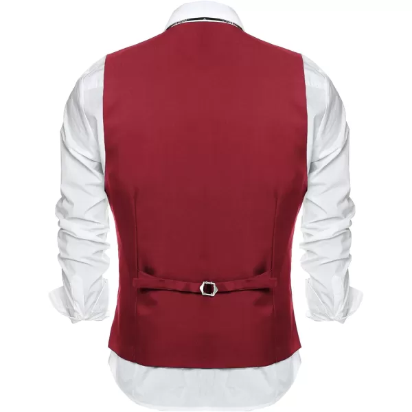 COOFANDY Men's Formal Suit Vest Slim Fit Casual Business Dress Waistcoat Vest