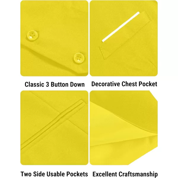 COOFANDY Men's Formal Suit Vest Slim Fit Casual Business Dress Waistcoat Vest