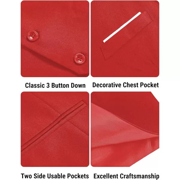 COOFANDY Men's Formal Suit Vest Slim Fit Casual Business Dress Waistcoat Vest