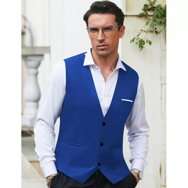 COOFANDY Men's Formal Suit Vest Slim Fit Casual Business Dress Waistcoat Vest