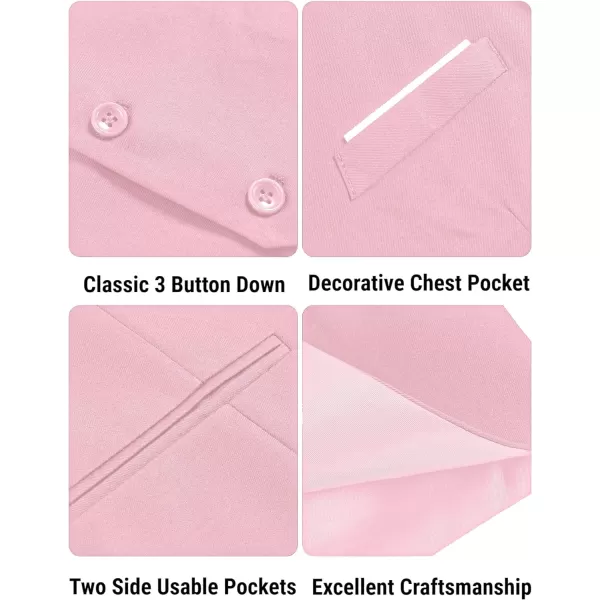 COOFANDY Men's Formal Suit Vest Slim Fit Casual Business Dress Waistcoat Vest