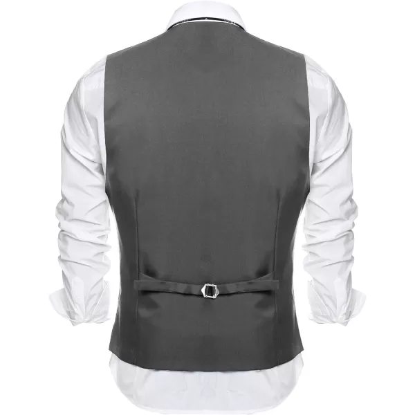 COOFANDY Men's Formal Suit Vest Slim Fit Casual Business Dress Waistcoat Vest