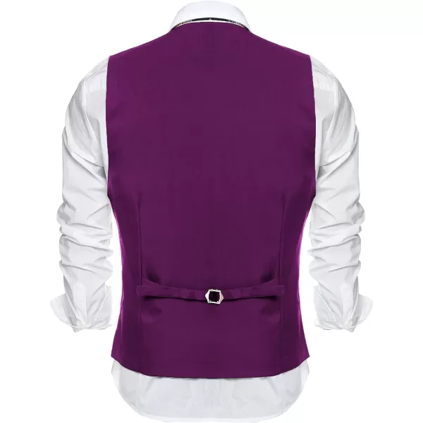 COOFANDY Men's Formal Suit Vest Slim Fit Casual Business Dress Waistcoat Vest
