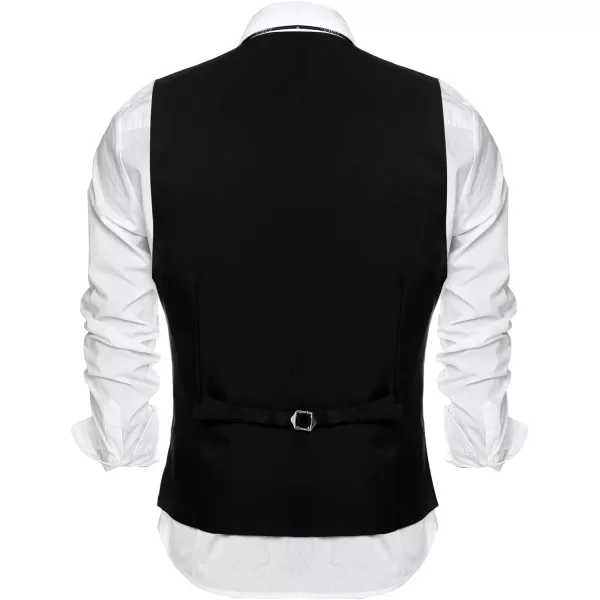 COOFANDY Men's Formal Suit Vest Slim Fit Casual Business Dress Waistcoat Vest