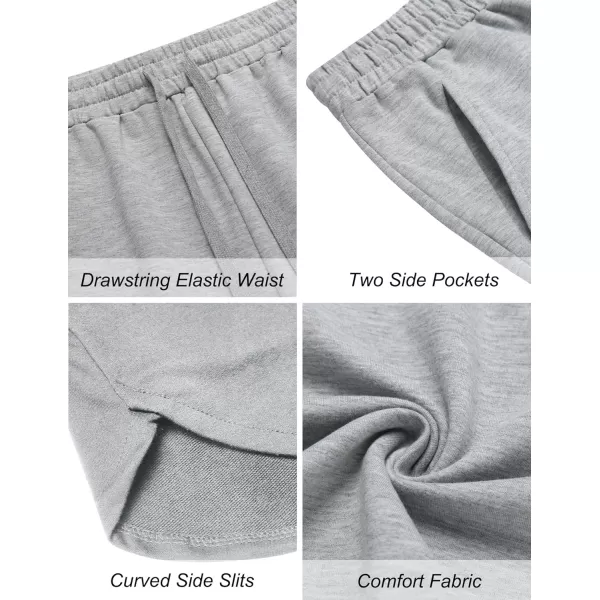 COOFANDY Mens Gym Workout Shorts 7 Inch Athletic Shorts 2 Pack Lightweight Bodybuilding Training Short Pants with Pocket