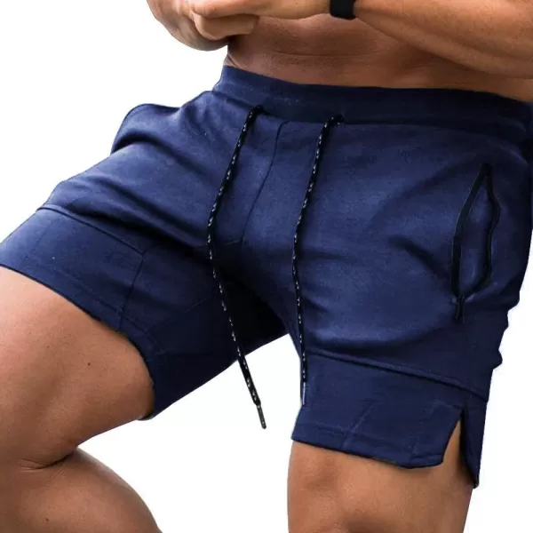 COOFANDY Men's Gym Workout Shorts Athletic Training Shorts Fitted Weightlifting Bodybuilding Shorts with Zipper Pockets