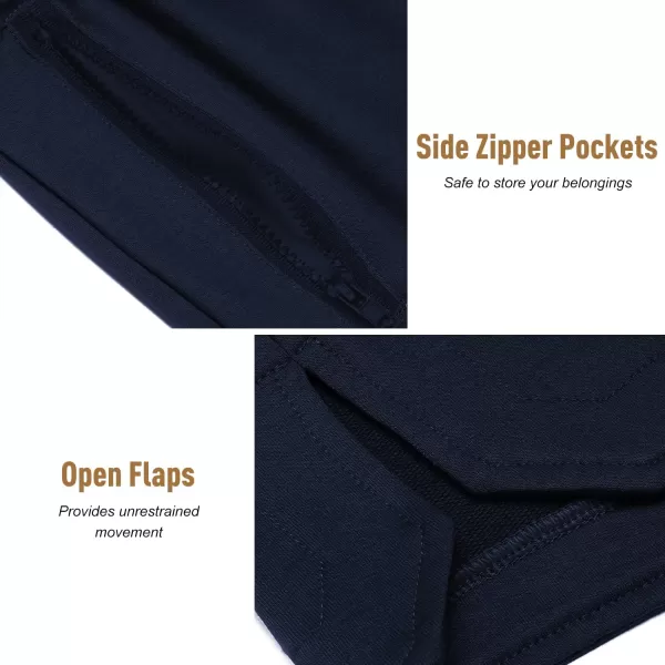 COOFANDY Men's Gym Workout Shorts Athletic Training Shorts Fitted Weightlifting Bodybuilding Shorts with Zipper Pockets