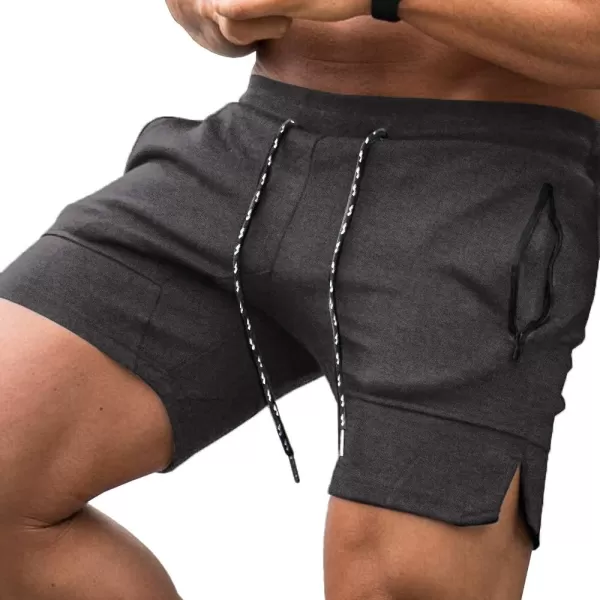 COOFANDY Men's Gym Workout Shorts Athletic Training Shorts Fitted Weightlifting Bodybuilding Shorts with Zipper Pockets