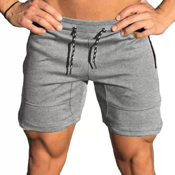 COOFANDY Men's Gym Workout Shorts Athletic Training Shorts Fitted Weightlifting Bodybuilding Shorts with Zipper Pockets