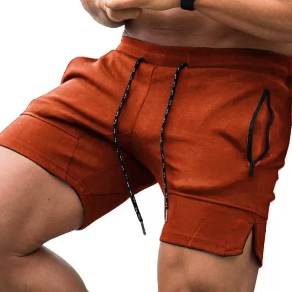 COOFANDY Men's Gym Workout Shorts Athletic Training Shorts Fitted Weightlifting Bodybuilding Shorts with Zipper Pockets