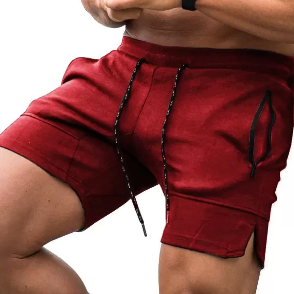 COOFANDY Men's Gym Workout Shorts Athletic Training Shorts Fitted Weightlifting Bodybuilding Shorts with Zipper Pockets