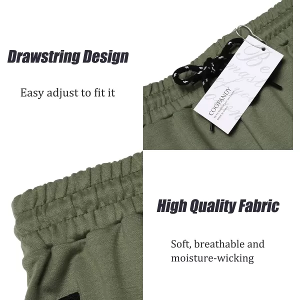 COOFANDY Men's Gym Workout Shorts Athletic Training Shorts Fitted Weightlifting Bodybuilding Shorts with Zipper Pockets