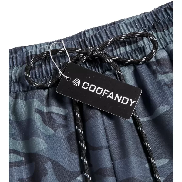 COOFANDY Men's Gym Workout Shorts Athletic Training Shorts Fitted Weightlifting Bodybuilding Shorts with Zipper Pockets