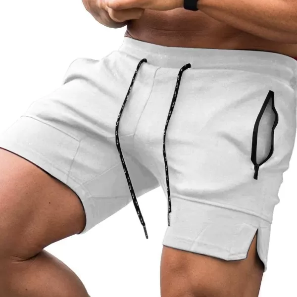 COOFANDY Men's Gym Workout Shorts Athletic Training Shorts Fitted Weightlifting Bodybuilding Shorts with Zipper Pockets