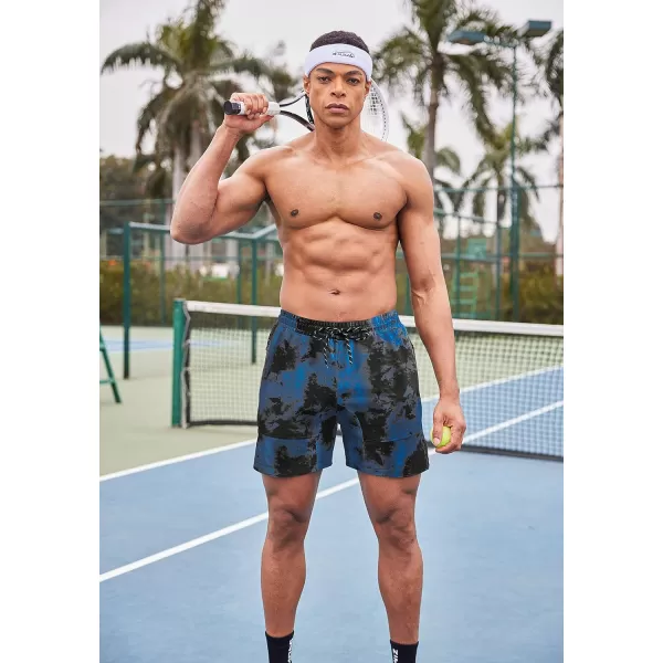 COOFANDY Men's Gym Workout Shorts Athletic Training Shorts Fitted Weightlifting Bodybuilding Shorts with Zipper Pockets