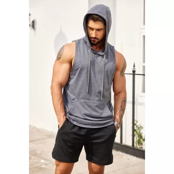 COOFANDY Men's Gym Workout Shorts Athletic Training Shorts Fitted Weightlifting Bodybuilding Shorts with Zipper Pockets